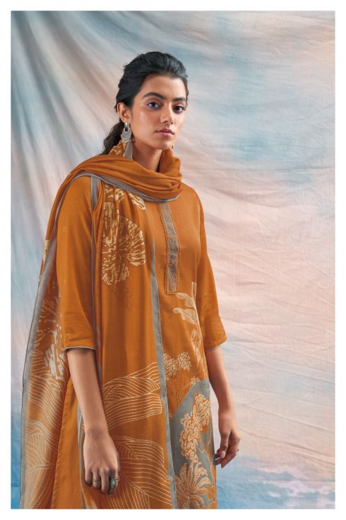 Janece S1830 By Ganga Printed Cotton Dress Material Catalog